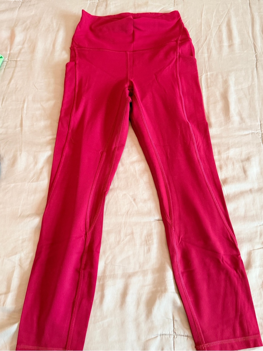 lululemon athletica Hot Pink High-Waist Leggings